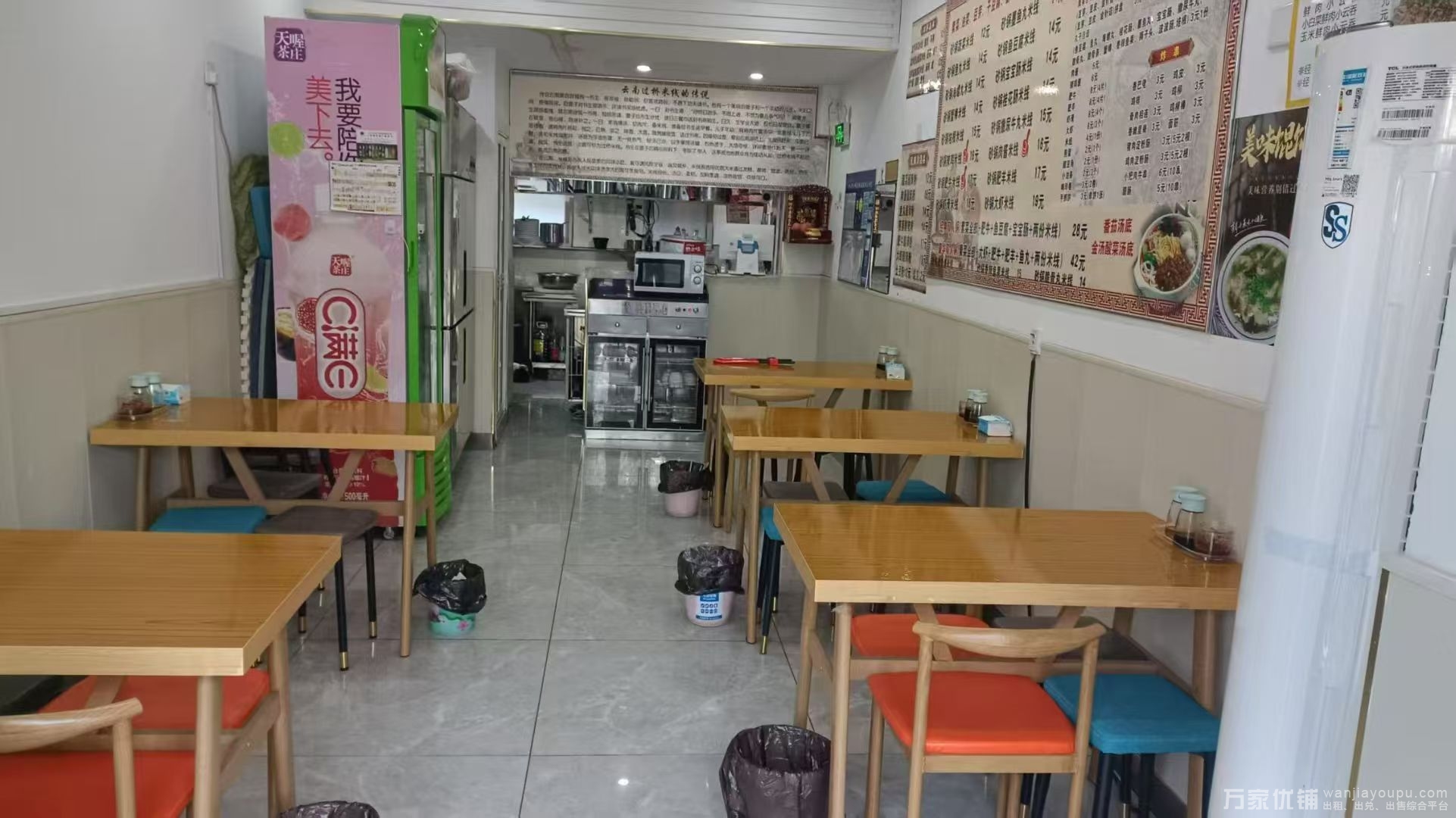中山鲁迅路临街营业中旺铺餐饮店