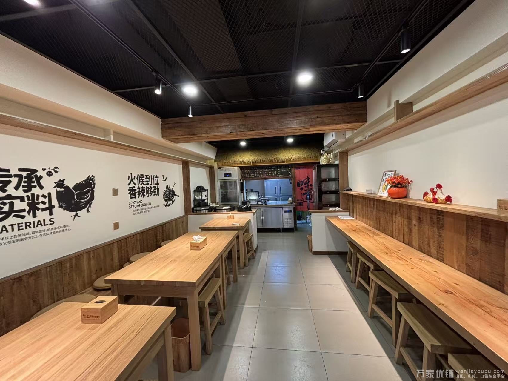 美食城二楼精装修餐饮店转让，有