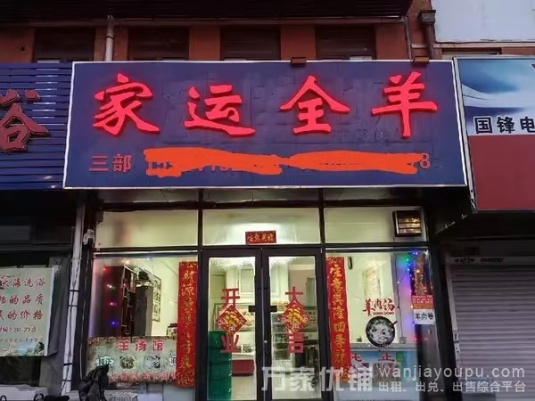 年租3万，金州胜利路餐饮旺铺带