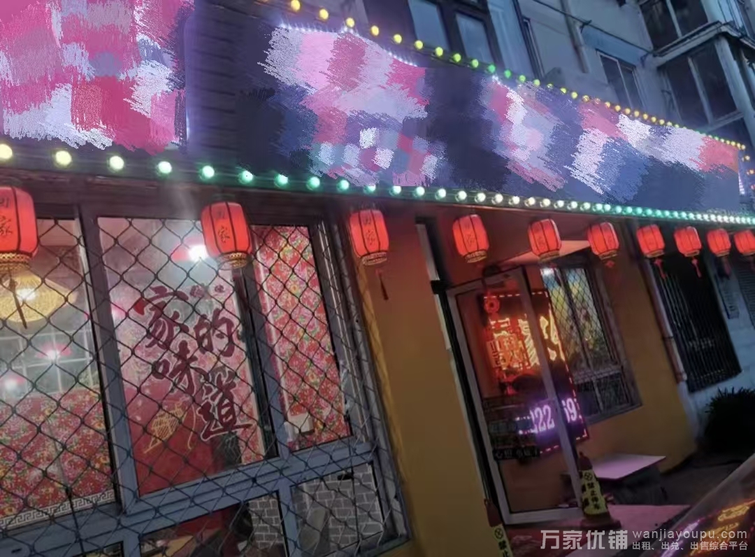 工业大学门口临街餐饮店转让，年租4万，客源稳定
